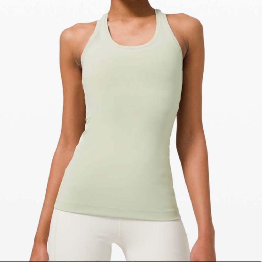 Lululemon Cool Racerback in Green Fern Size 8-10 EUC